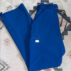 XXS, epic medical, blue, scrub bottoms boot cut